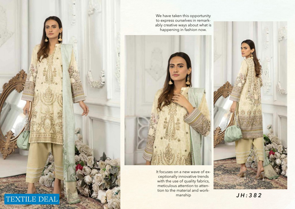 Johra Noratan Wholesale Embroidered Digital Printed Lawn Pakistani Salwar Suits