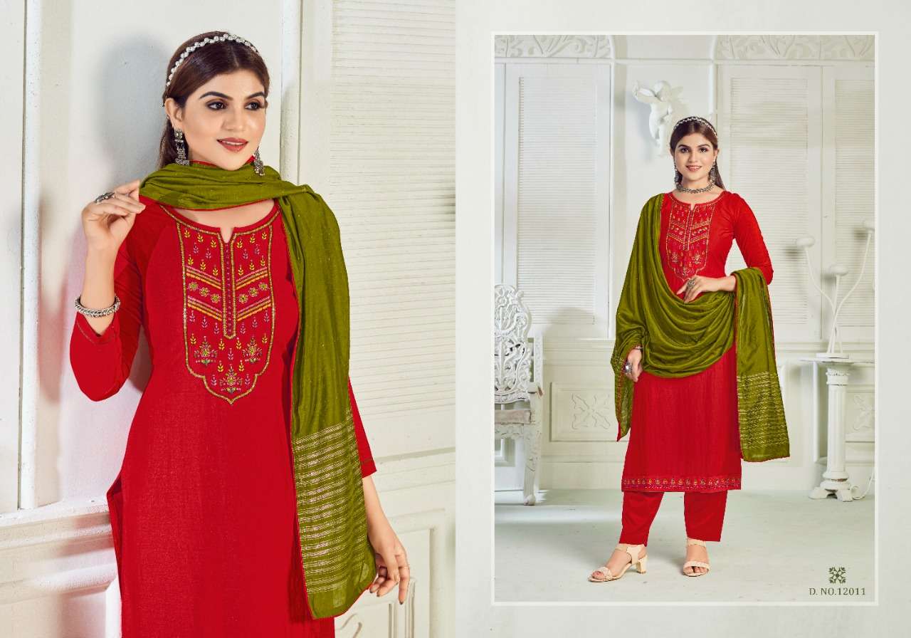 princess by panch ratna silk work fancy salwar kameez