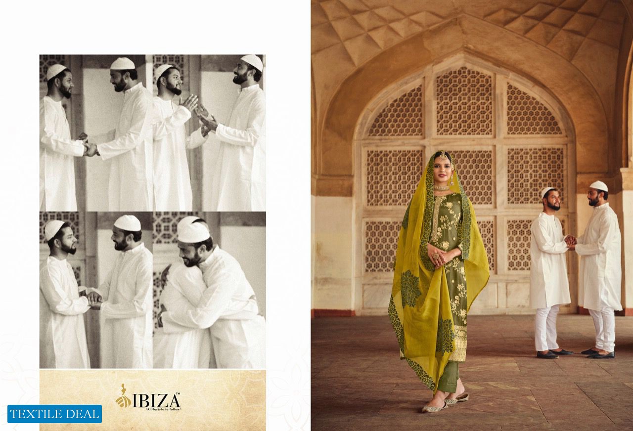Ibiza Shaze Wholesale Pure Silk Jacquard Salwar Suits
