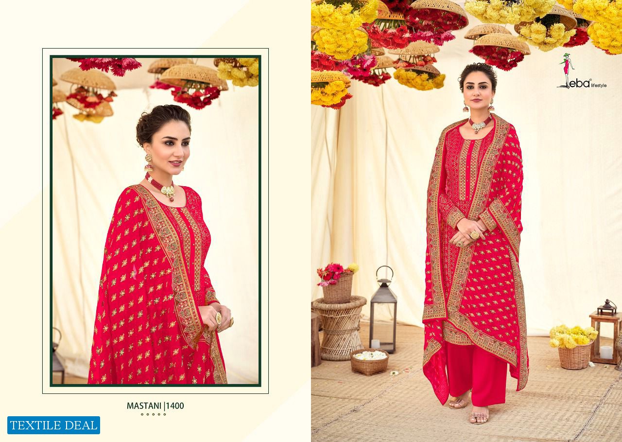 Eba Mastani Wholesale Georgette With Work Salwar Suits