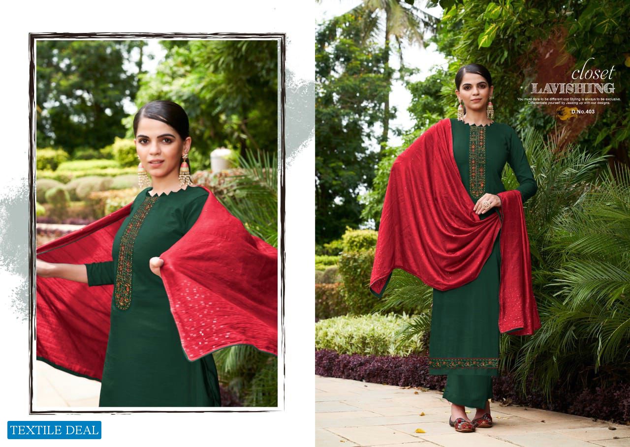 Cherry Nimma Wholesale Parampara Silk Dress Material