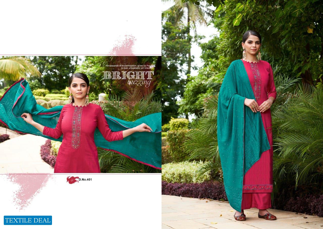 Cherry Nimma Wholesale Parampara Silk Dress Material