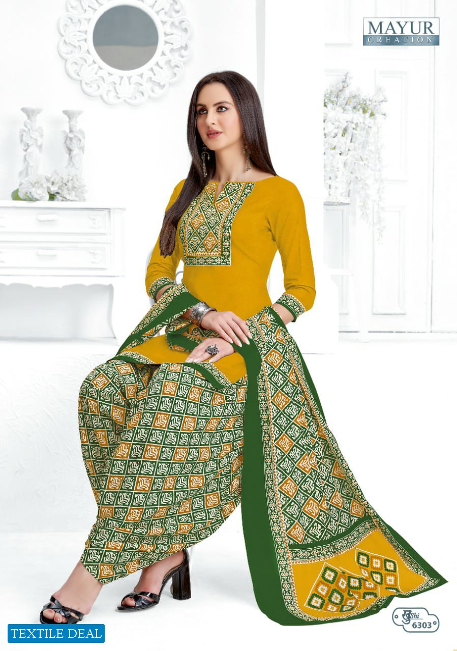 Mayur khushi Vol-63 Wholesale Cotton Printed Indian Dress Material