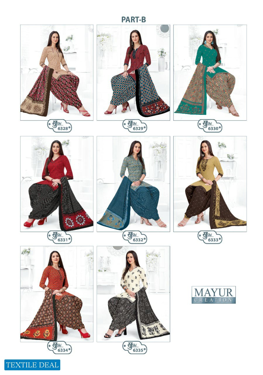 Mayur khushi Vol-63 Wholesale Cotton Printed Indian Dress Material
