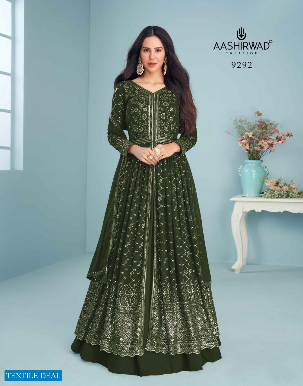 MOGRA BY GULKAND AASHIRWAD GEORGETTE LONG READYMADE SUITS