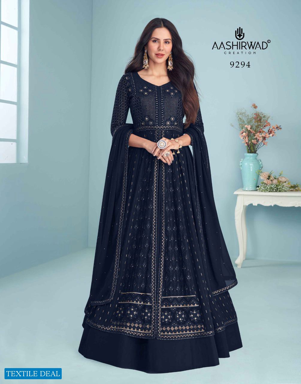 MOGRA BY GULKAND AASHIRWAD GEORGETTE LONG READYMADE SUITS