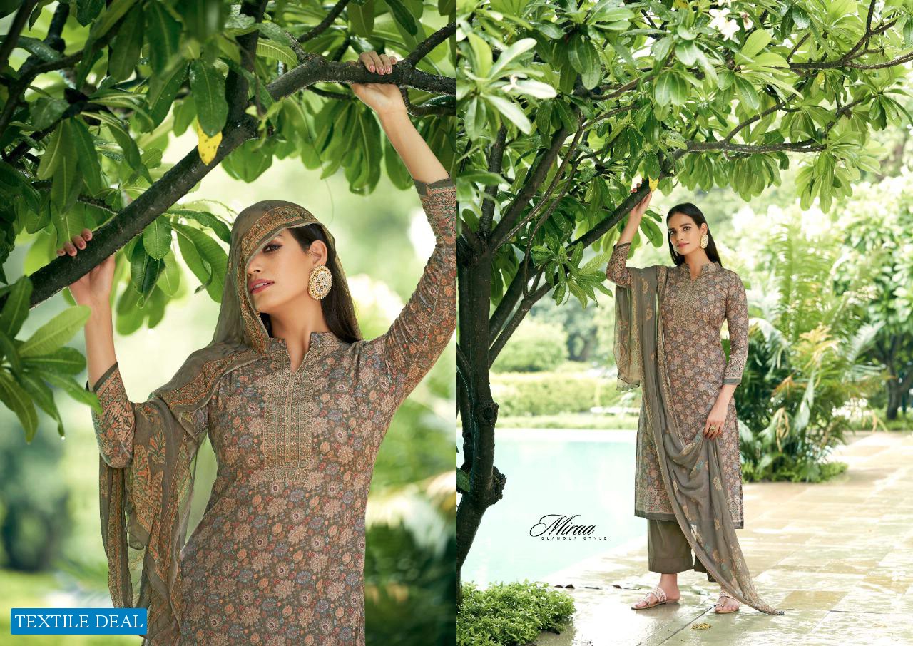 MIRAA BY SARGAM PURE JAM DESIGNER FANCY SALWAR KAMEEZ
