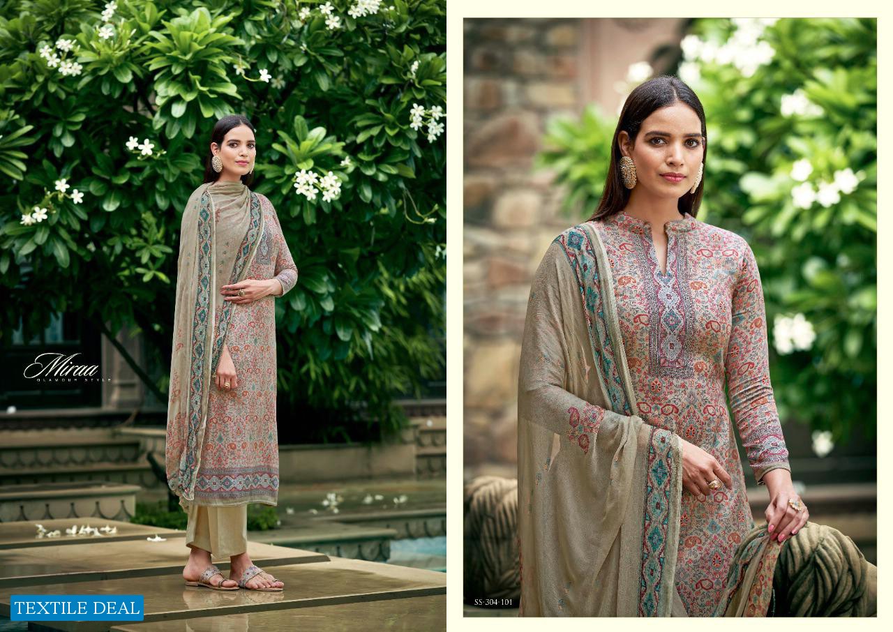 MIRAA BY SARGAM PURE JAM DESIGNER FANCY SALWAR KAMEEZ