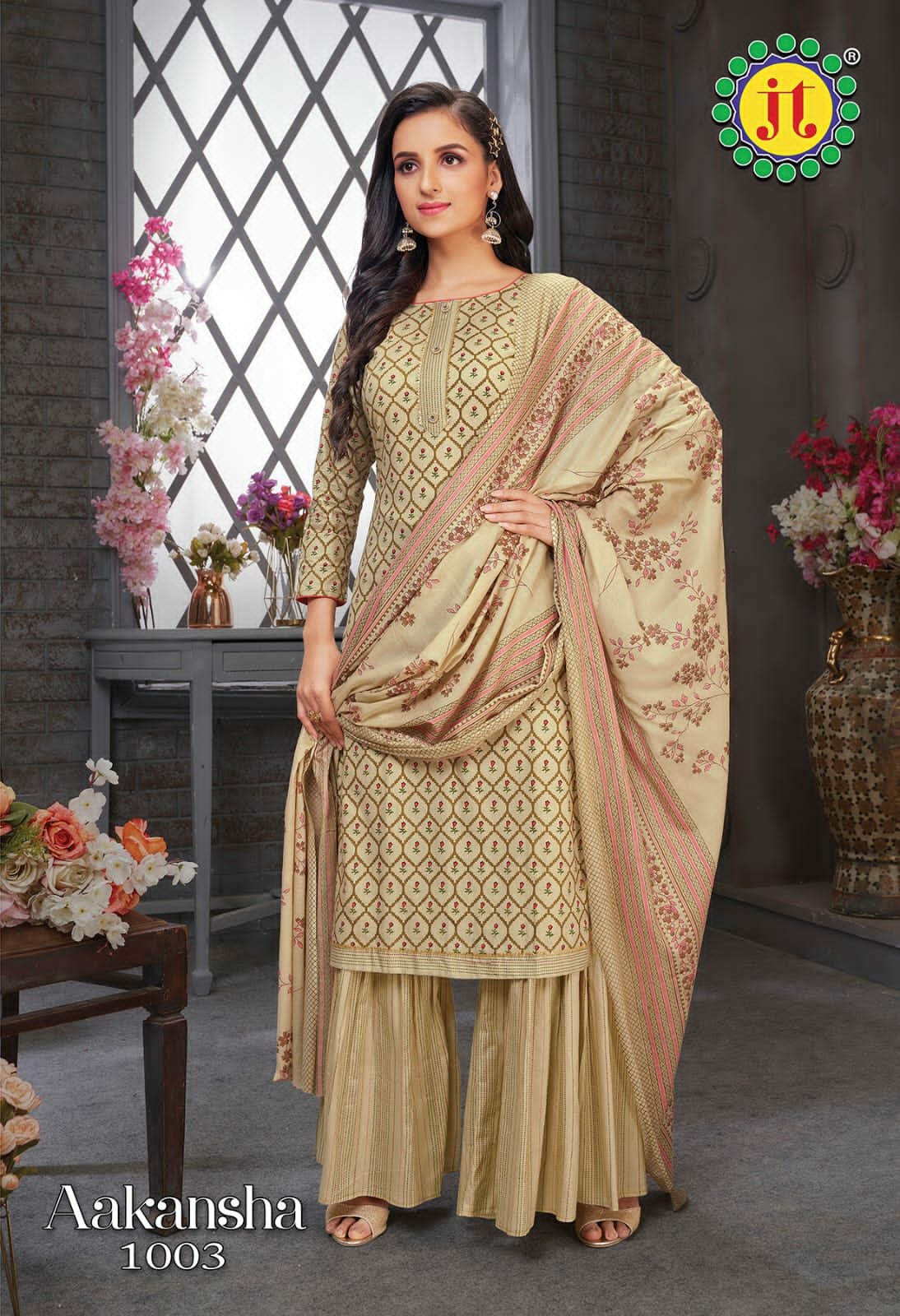 JT Aakansha Wholesale Pure Cotton Printed Dress Material