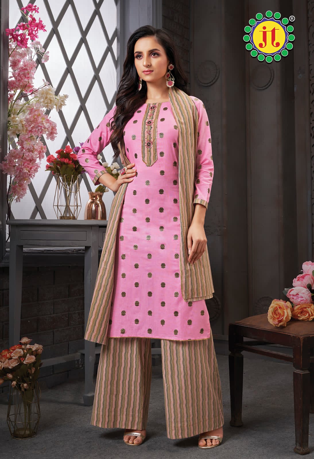 JT Aakansha Wholesale Pure Cotton Printed Dress Material