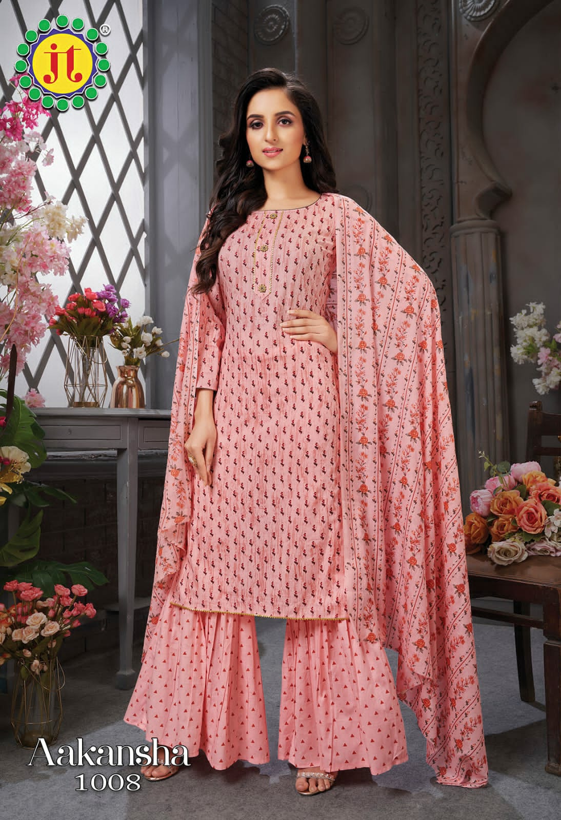 JT Aakansha Wholesale Pure Cotton Printed Dress Material
