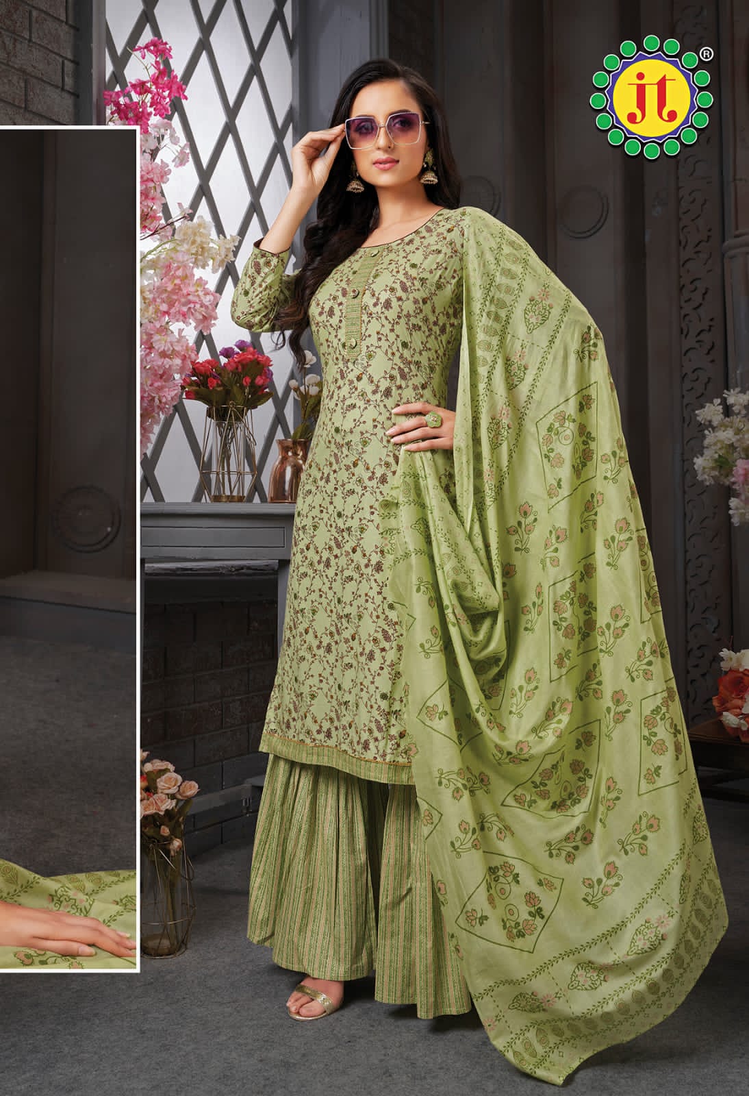 JT Aakansha Wholesale Pure Cotton Printed Dress Material