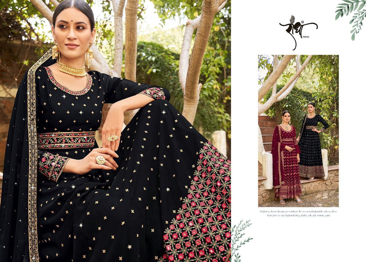 Radha Floral Wholesale Anarkali Salwar Suits Collection