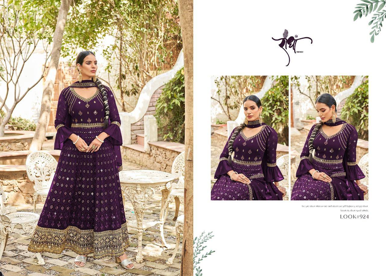 Radha Floral Wholesale Anarkali Salwar Suits Collection