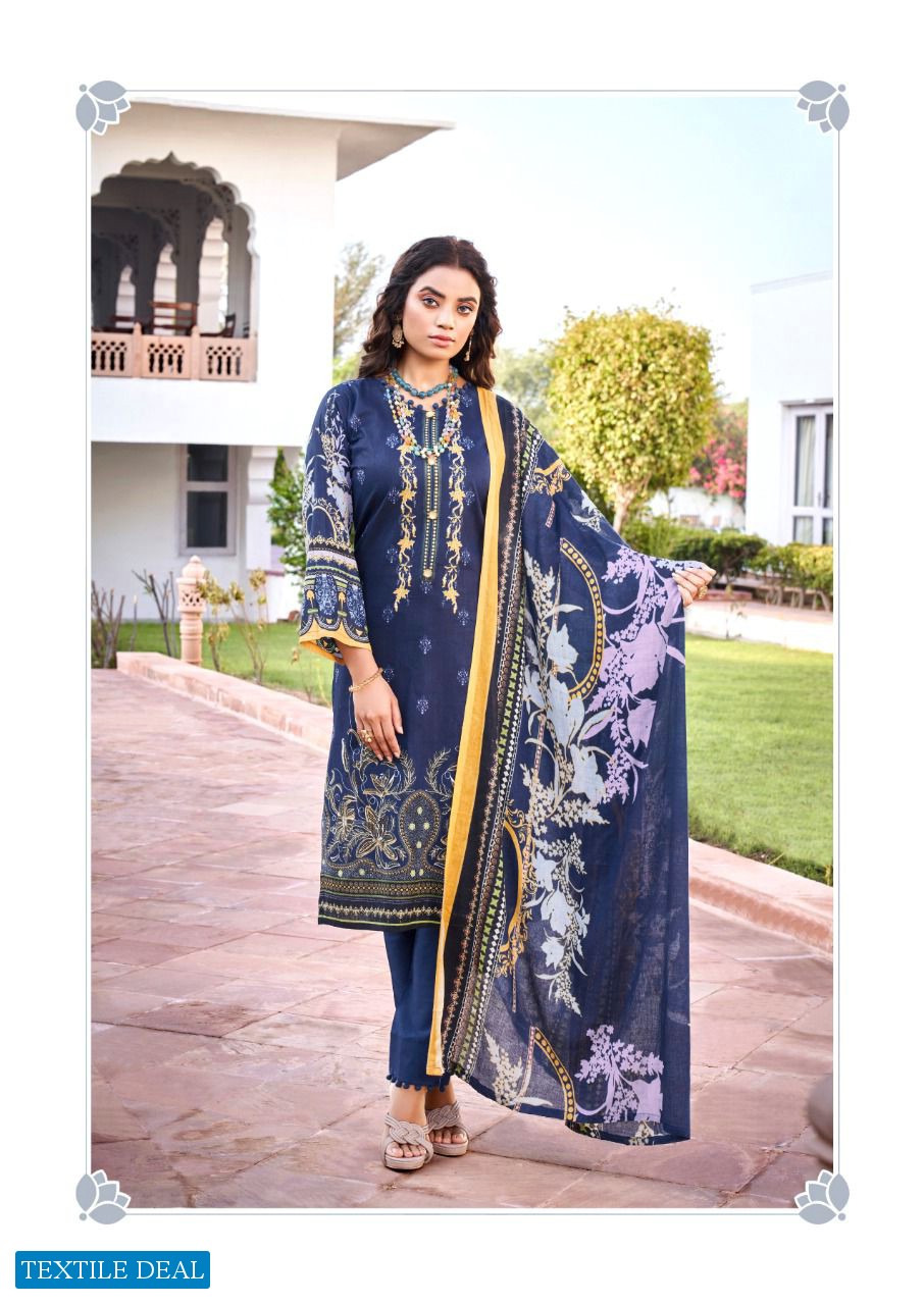 ISHAAL GULMOHAR VOL 24 PURE LAWN COTTON SUITS WHOLESALER