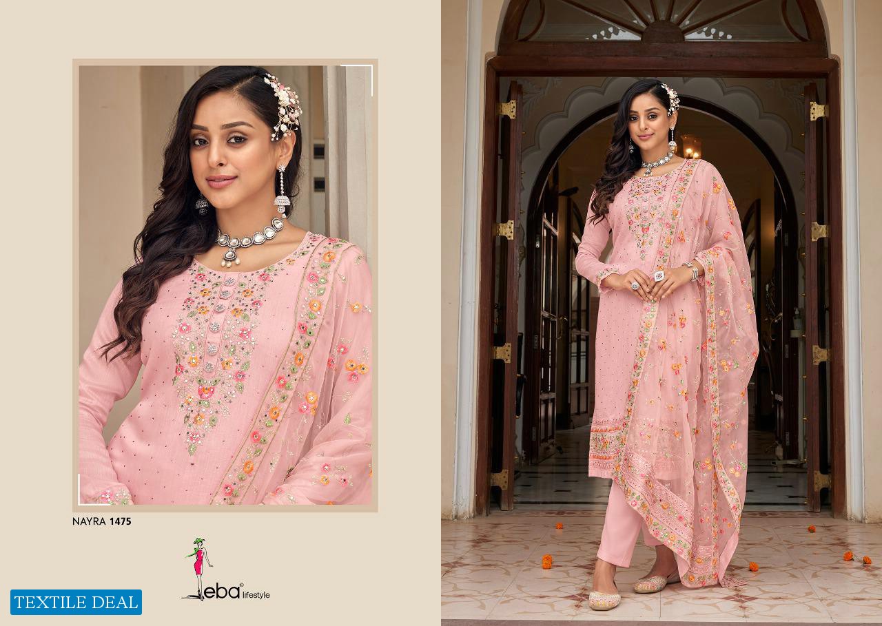 NYRA VOL 5 BY EBA LIFESTYLE VISCOSE SILK EMBROIDERY ELEGANT SALWAR KAMEEZ