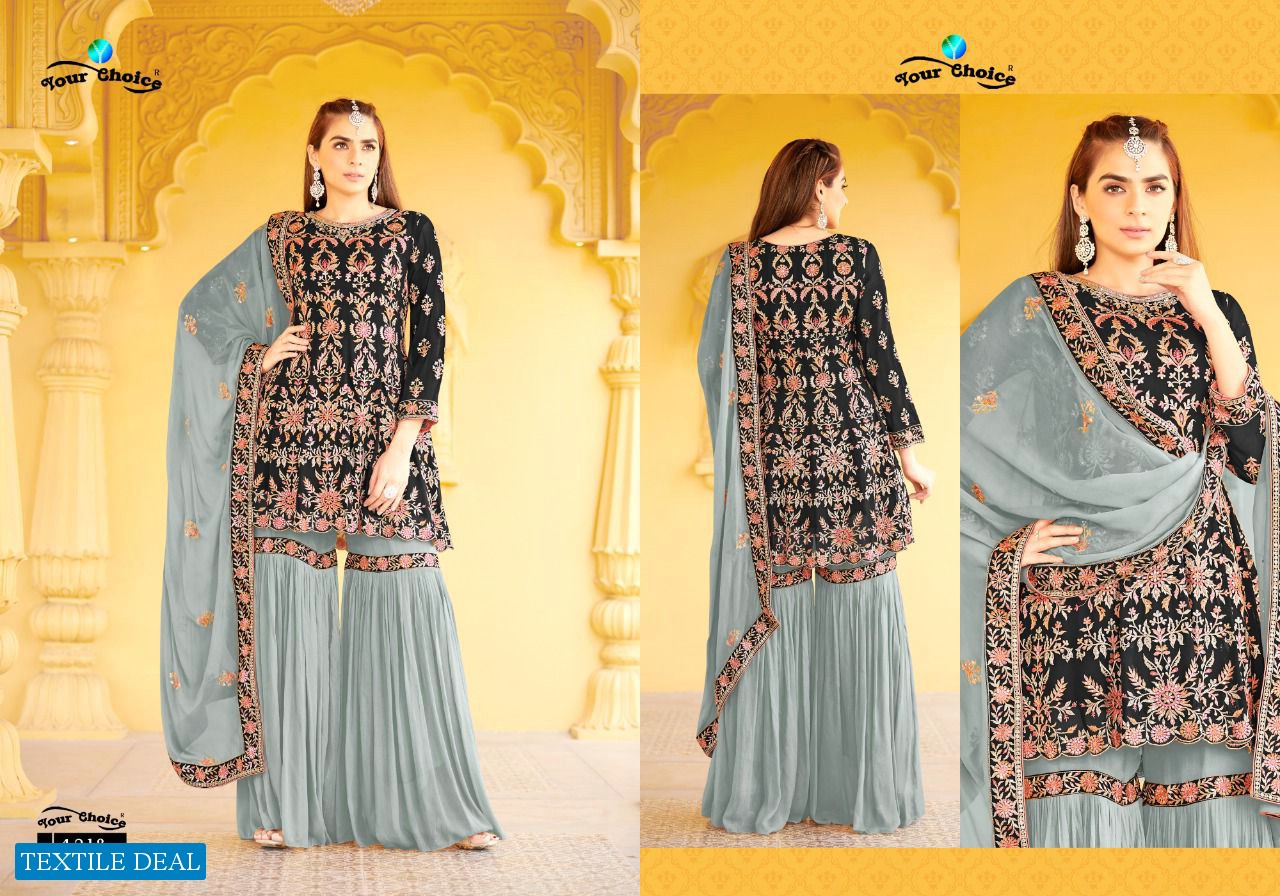 Your Choice Olympia Wholesale Sharara Style Festive Salwar Suits