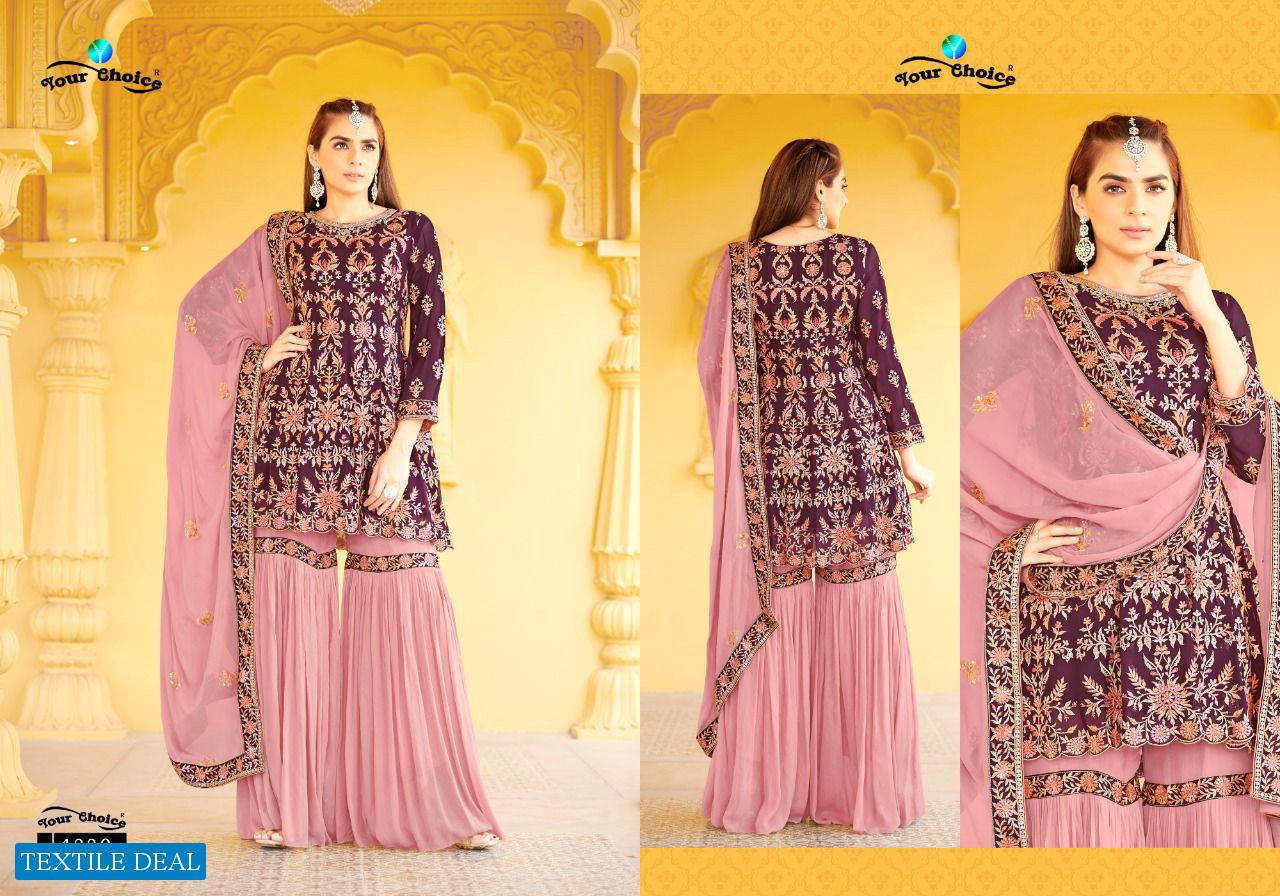 Your Choice Olympia Wholesale Sharara Style Festive Salwar Suits
