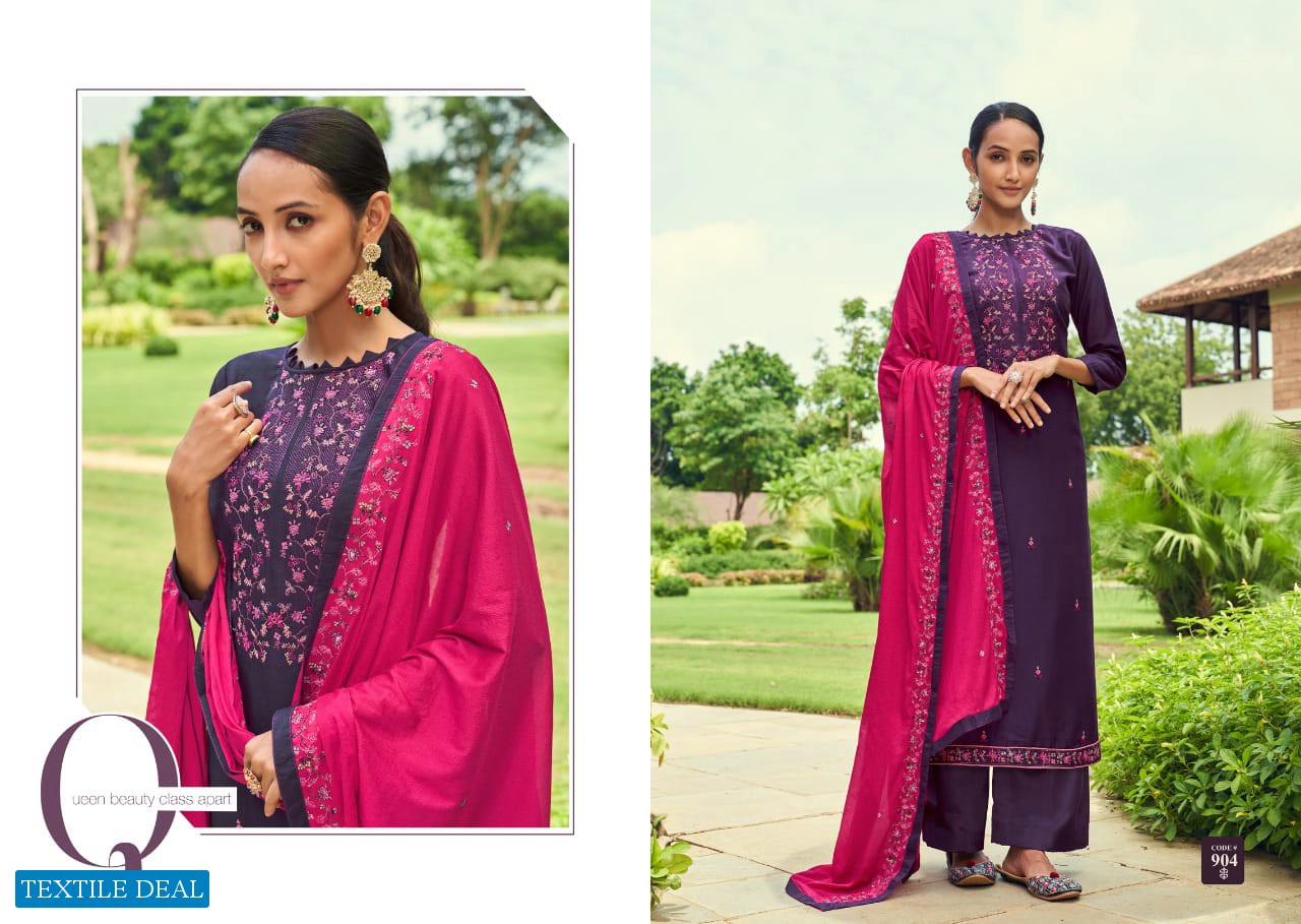 Cherry Astro Wholesale Parampara Silk Indian Dress Material