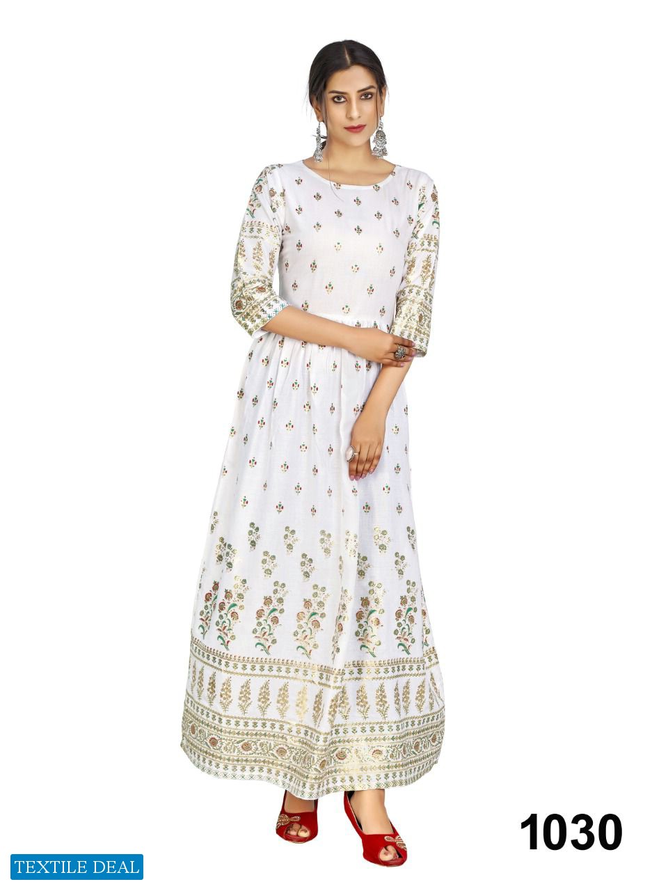 Nazneen Aaina 1023 Series Wholesale 14 Kg Reyon print Gown Catalogs