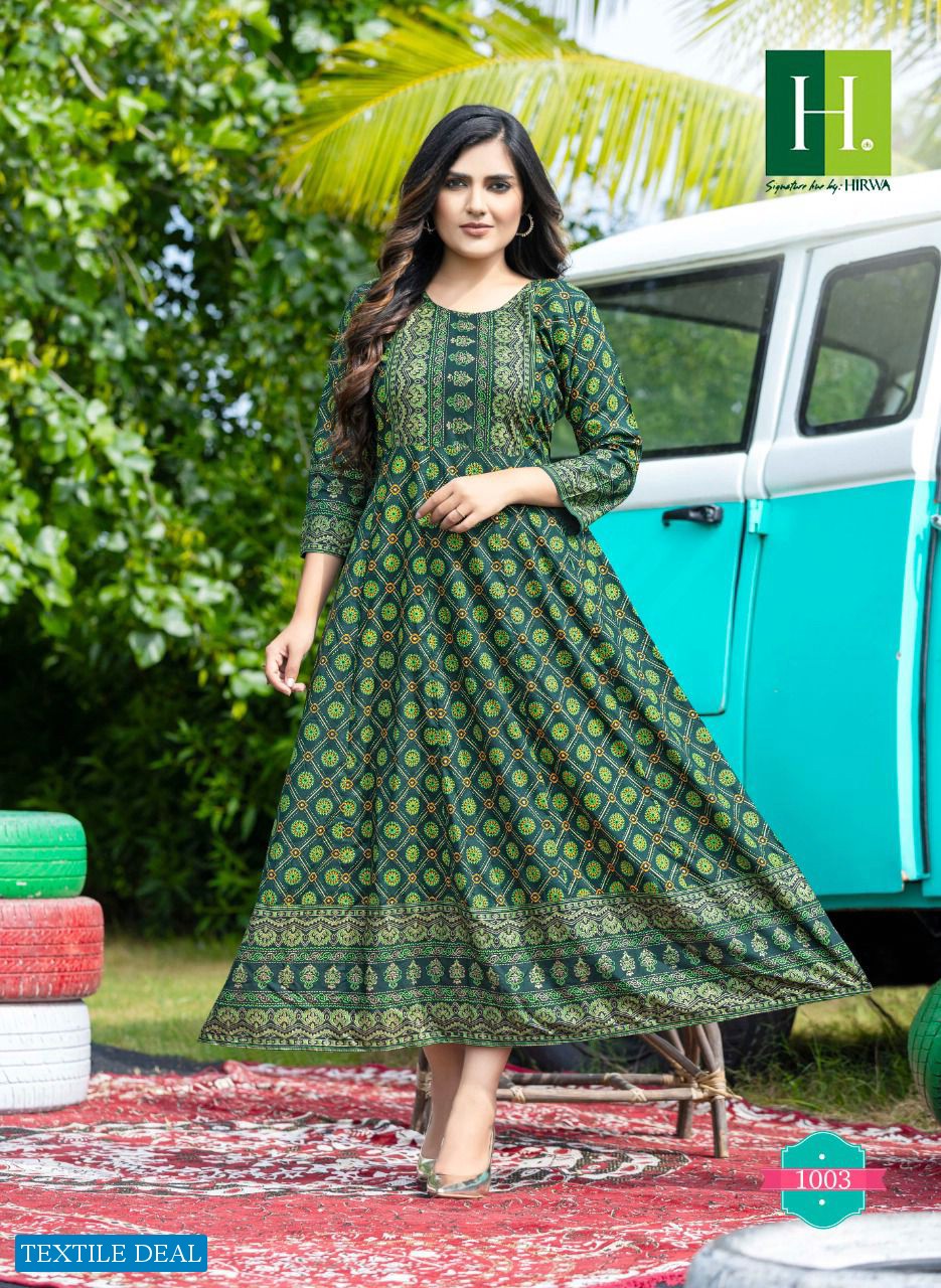 Hirwa Sunlight Vol-2 Wholesale Anarkali Indian Tops