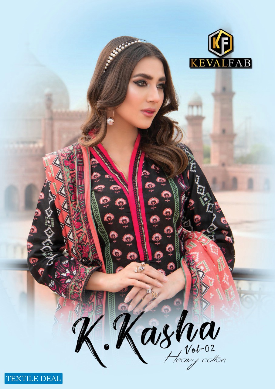 Keval Fab K.Kasha Vol-2 Wholesale Karachi Designer Dress Material