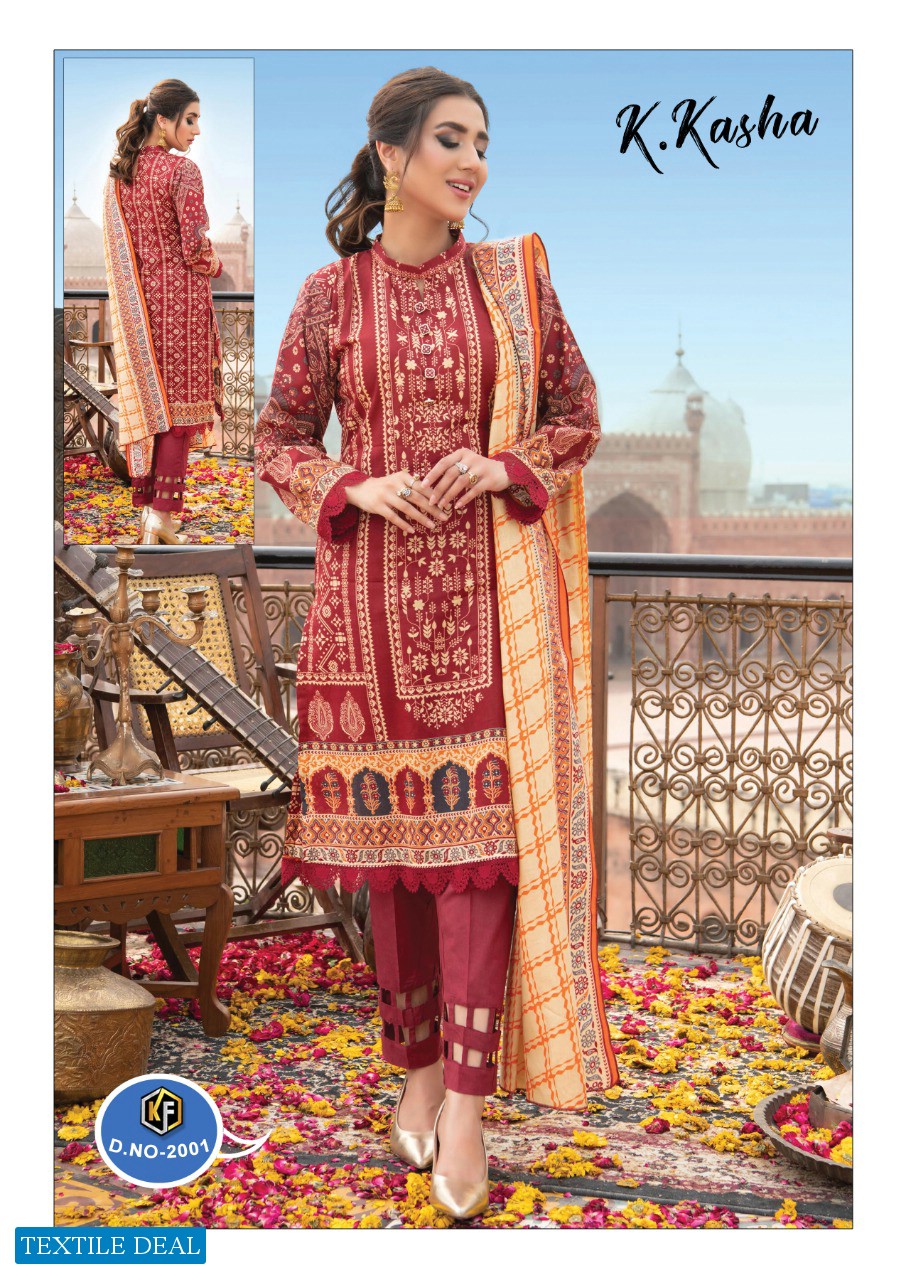 Keval Fab K.Kasha Vol-2 Wholesale Karachi Designer Dress Material