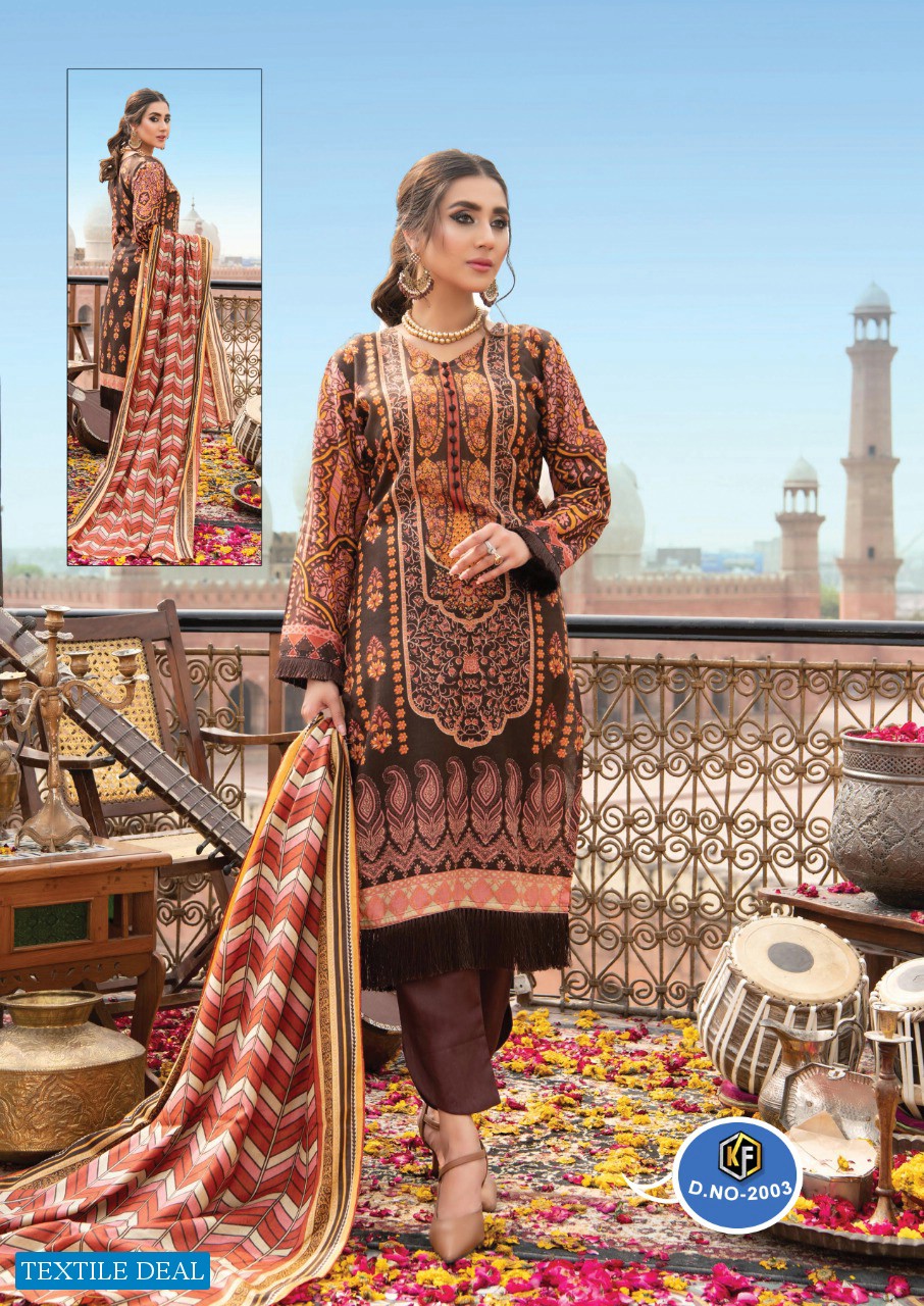 Keval Fab K.Kasha Vol-2 Wholesale Karachi Designer Dress Material