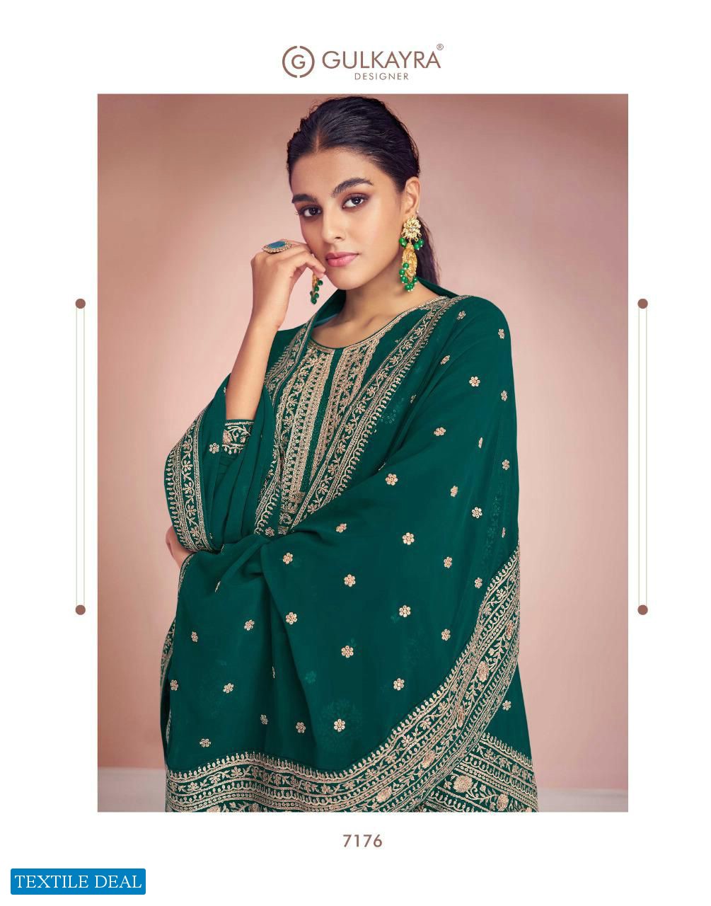 Gulkayra Dimple Wholesale Real Georgette Straight Salwar Suits Catalogs