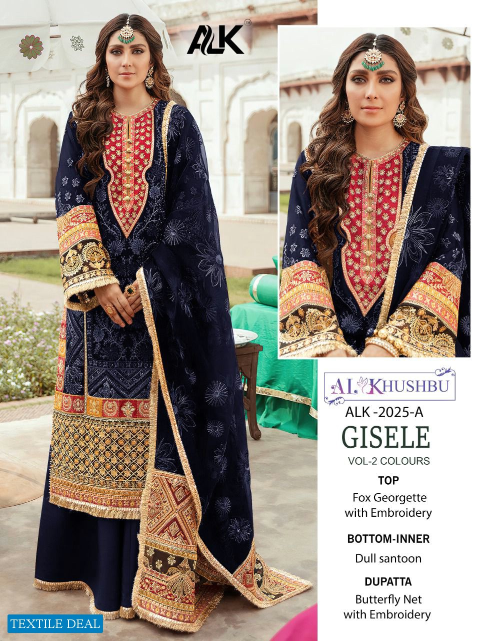 Al Khushbu GIsele Vol-2 Colours Wholesale Pakistani Concept Salwar Suits