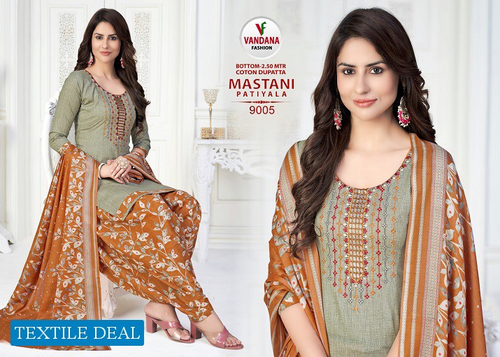 Vandana Mastani Patiyala Vol-9 Wholesale Cotton Dress Material