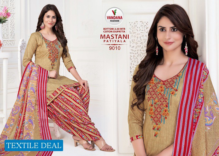 Vandana Mastani Patiyala Vol-9 Wholesale Cotton Dress Material