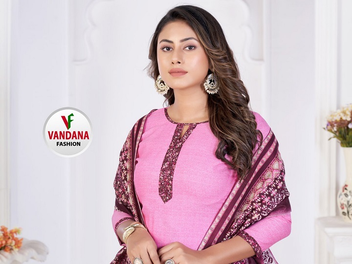 Vandana Patiyala Express Vol-12 Wholesale Pure Cotton Dress Material