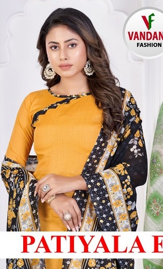 Vandana Patiyala Express Vol-12 Wholesale Pure Cotton Dress Material