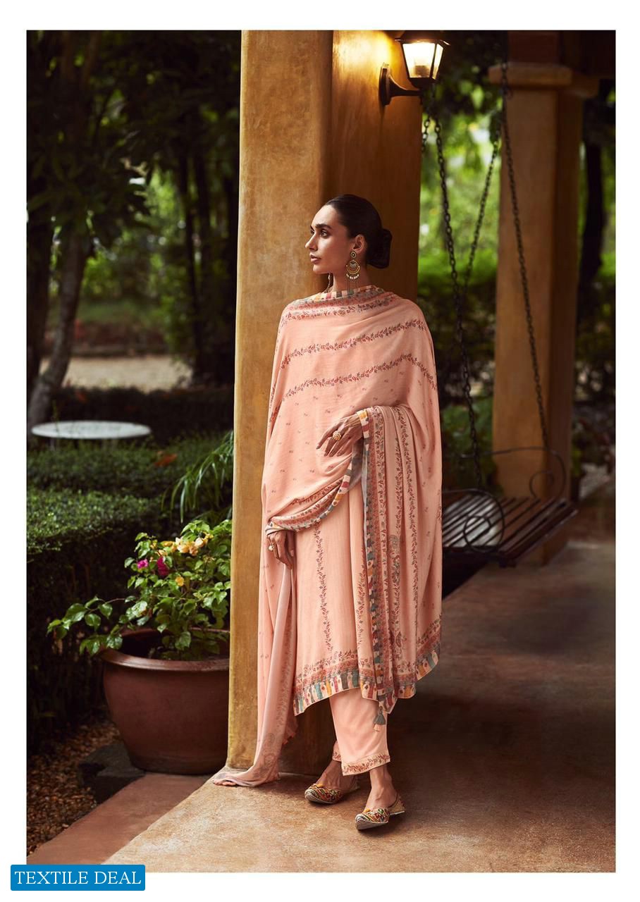 Varsha Kani Wholesale Viscose Musline With Hand Work Salwar Suits