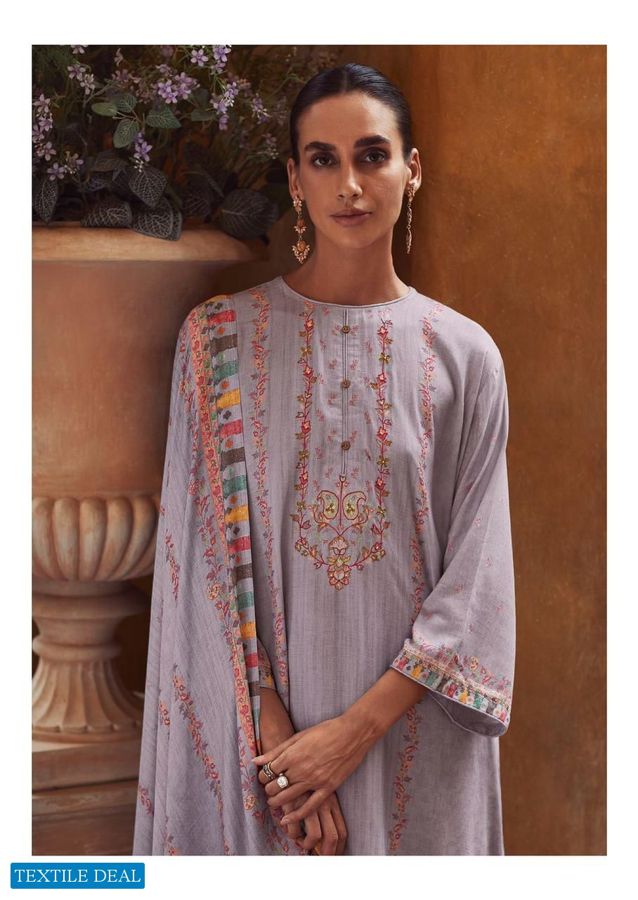 Varsha Kani Wholesale Viscose Musline With Hand Work Salwar Suits