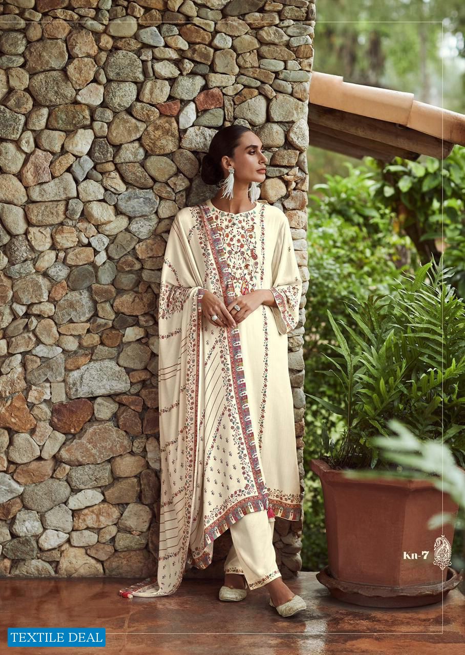 Varsha Kani Wholesale Viscose Musline With Hand Work Salwar Suits