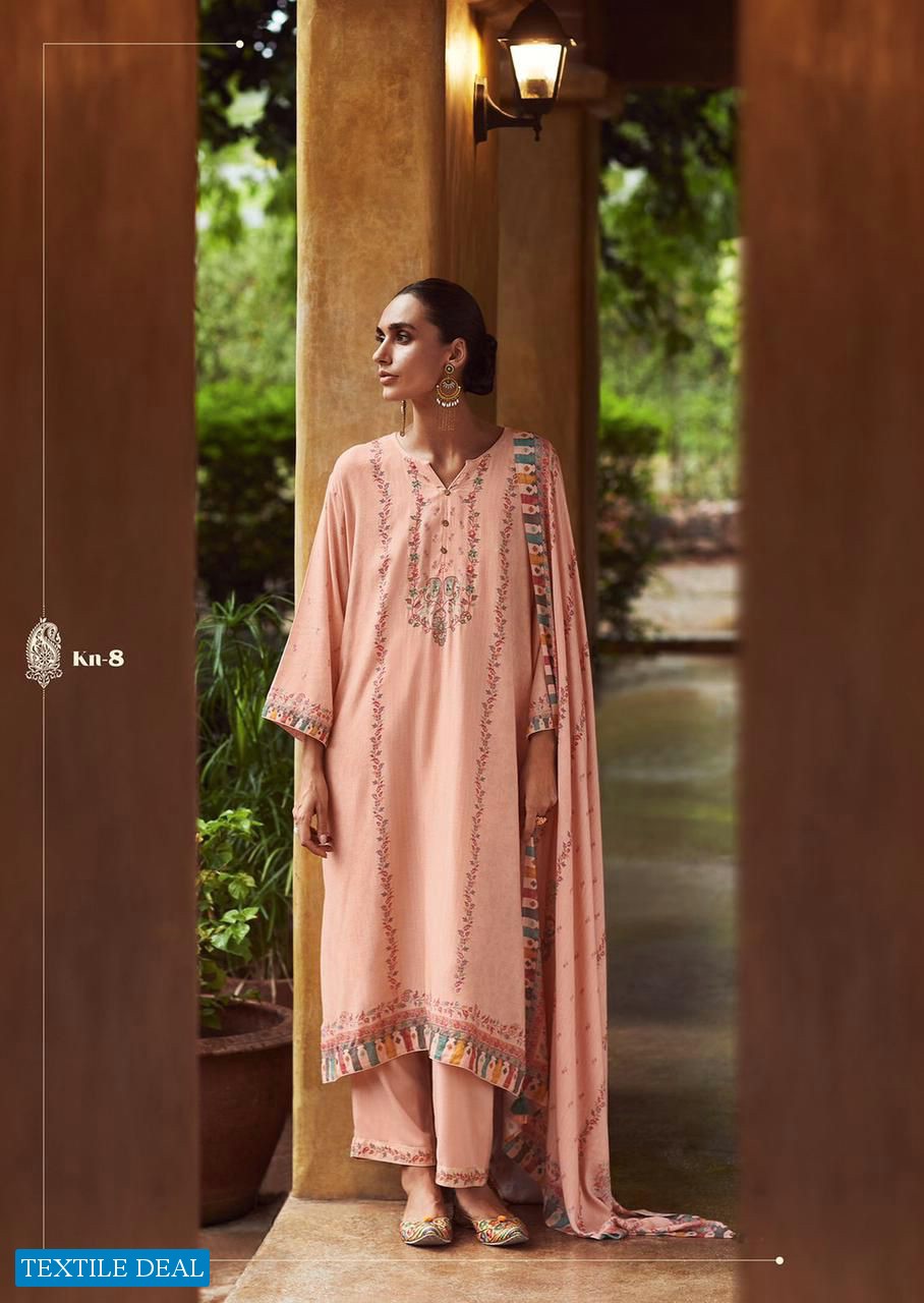 Varsha Kani Wholesale Viscose Musline With Hand Work Salwar Suits