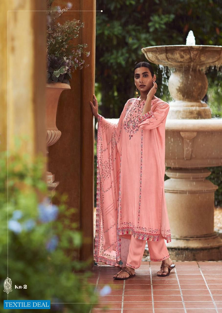 Varsha Kani Wholesale Viscose Musline With Hand Work Salwar Suits