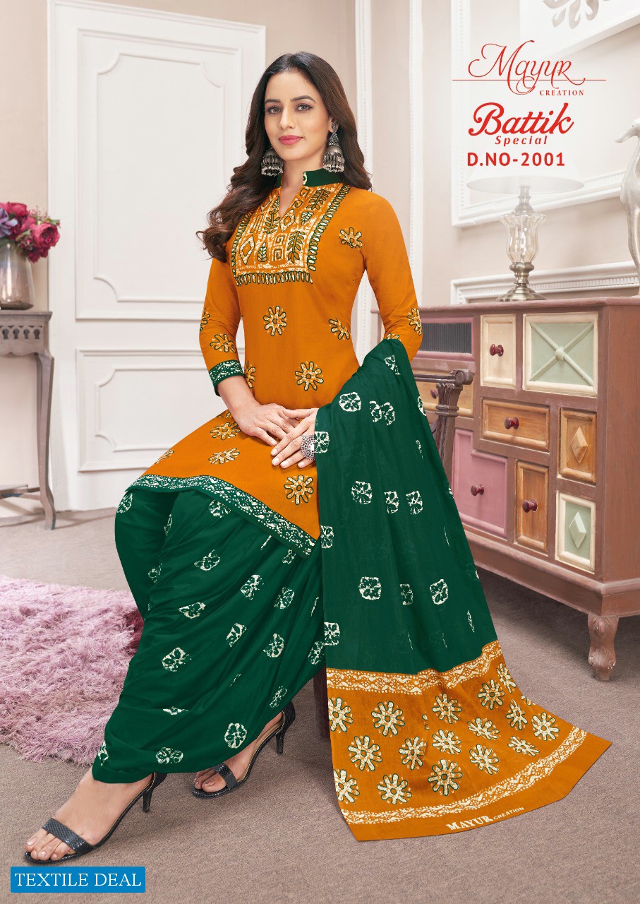 Mayur Batik Special Vol-20 Wholesale Pure Cotton Dress Material