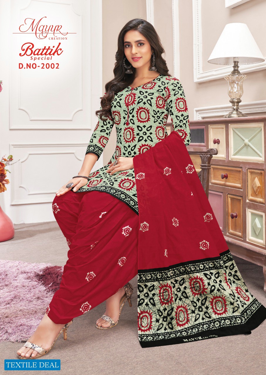 Mayur Batik Special Vol-20 Wholesale Pure Cotton Dress Material