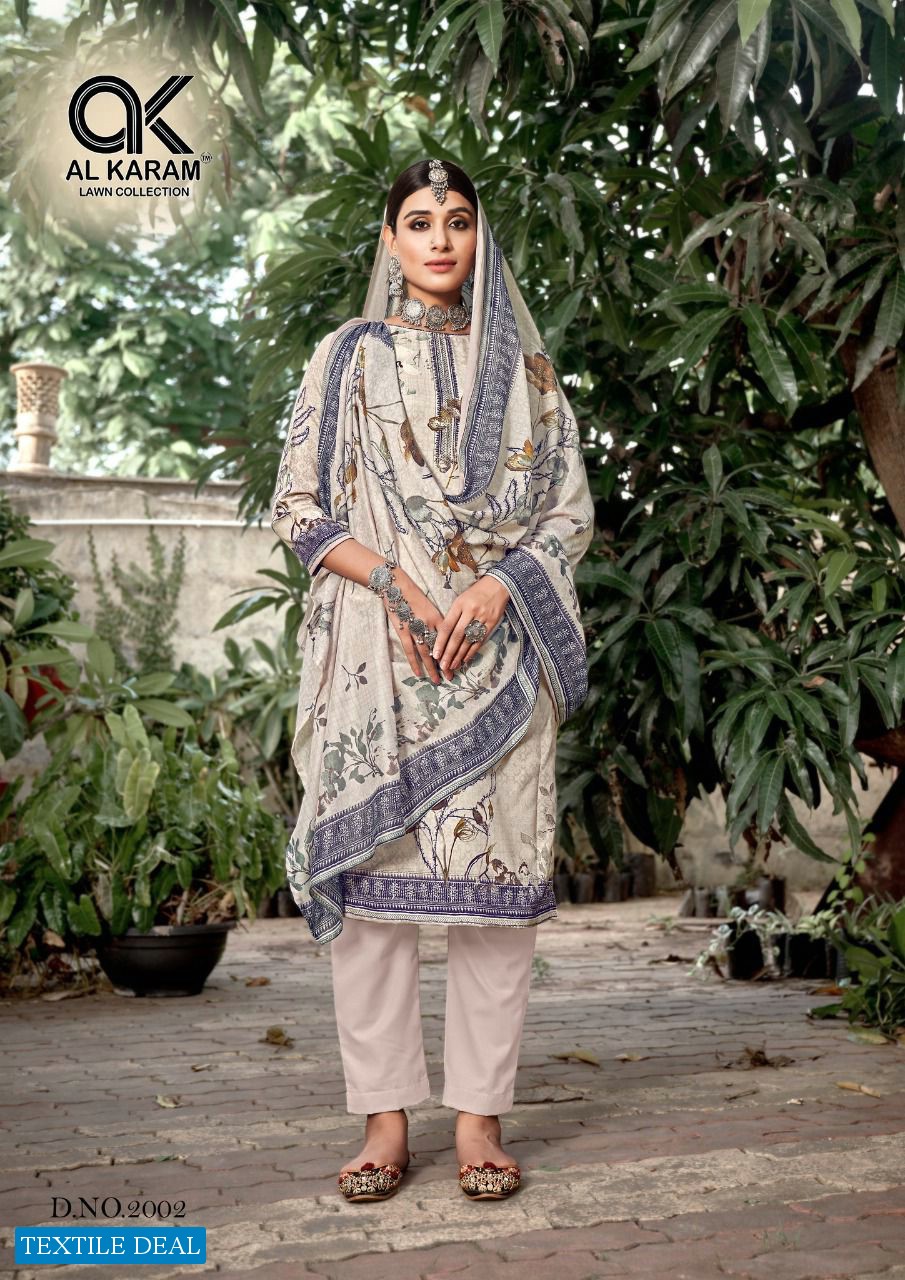Al Karam Mahjabeen Vol-2 Wholesale Pure Soft Cotton Dress Material