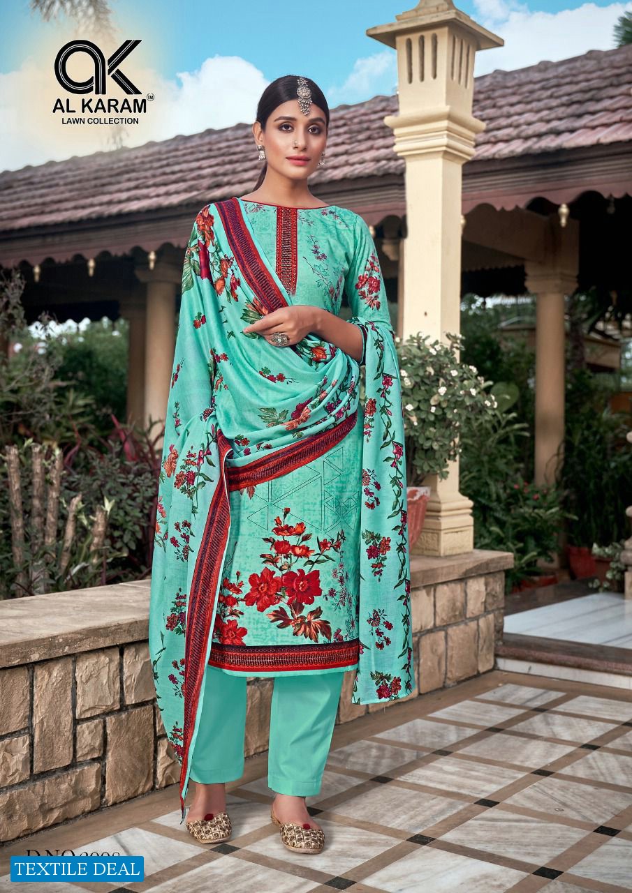 Al Karam Mahjabeen Vol-2 Wholesale Pure Soft Cotton Dress Material