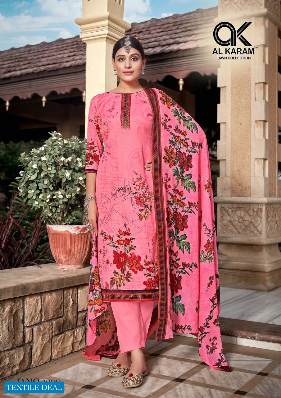 Al Karam Mahjabeen Vol-2 Wholesale Pure Soft Cotton Dress Material