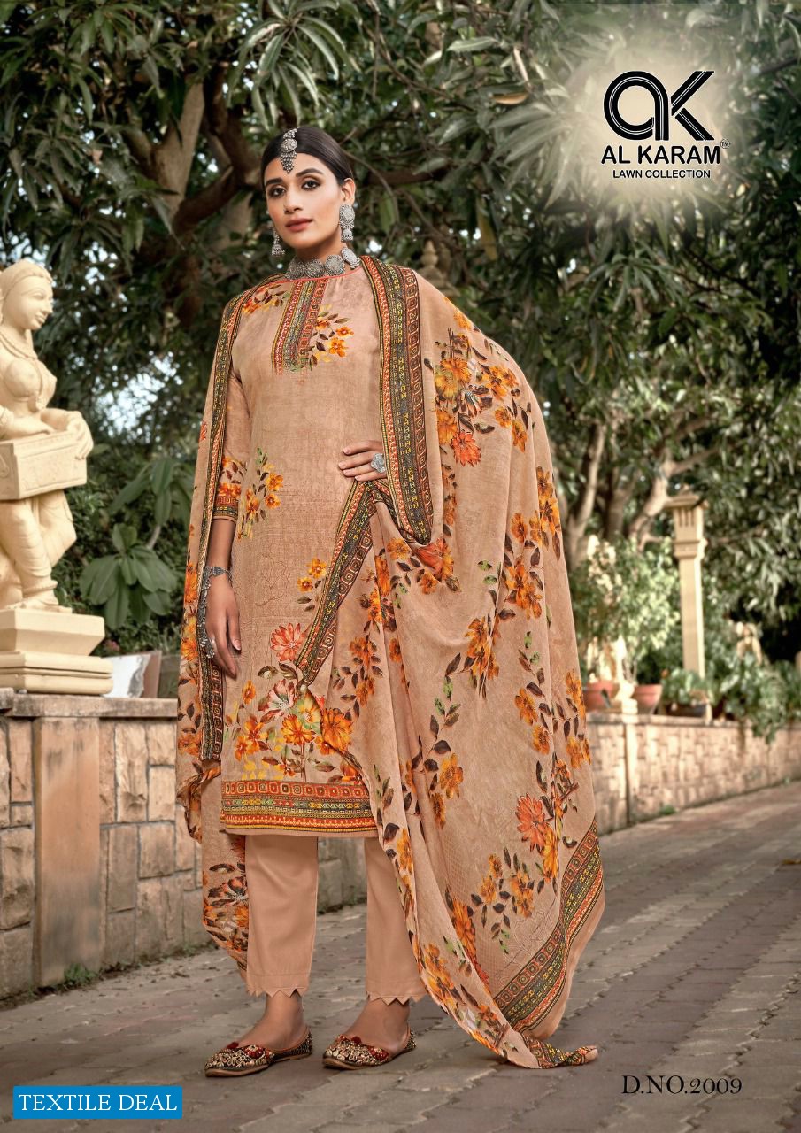 Al Karam Mahjabeen Vol-2 Wholesale Pure Soft Cotton Dress Material