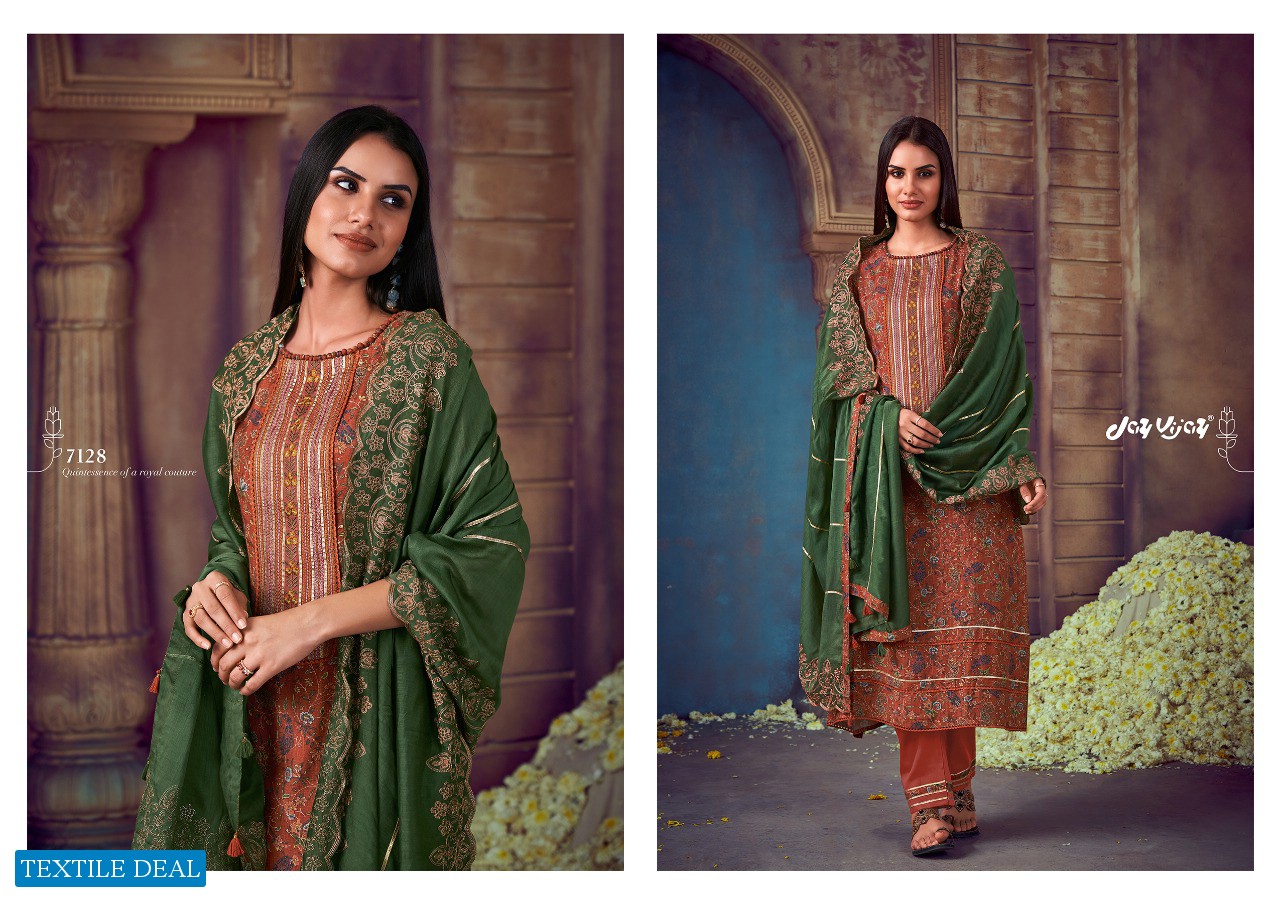 Jay VIjay Falisha Wholesale Pure Moga Silk And Gota Patti Work Salwar Suits