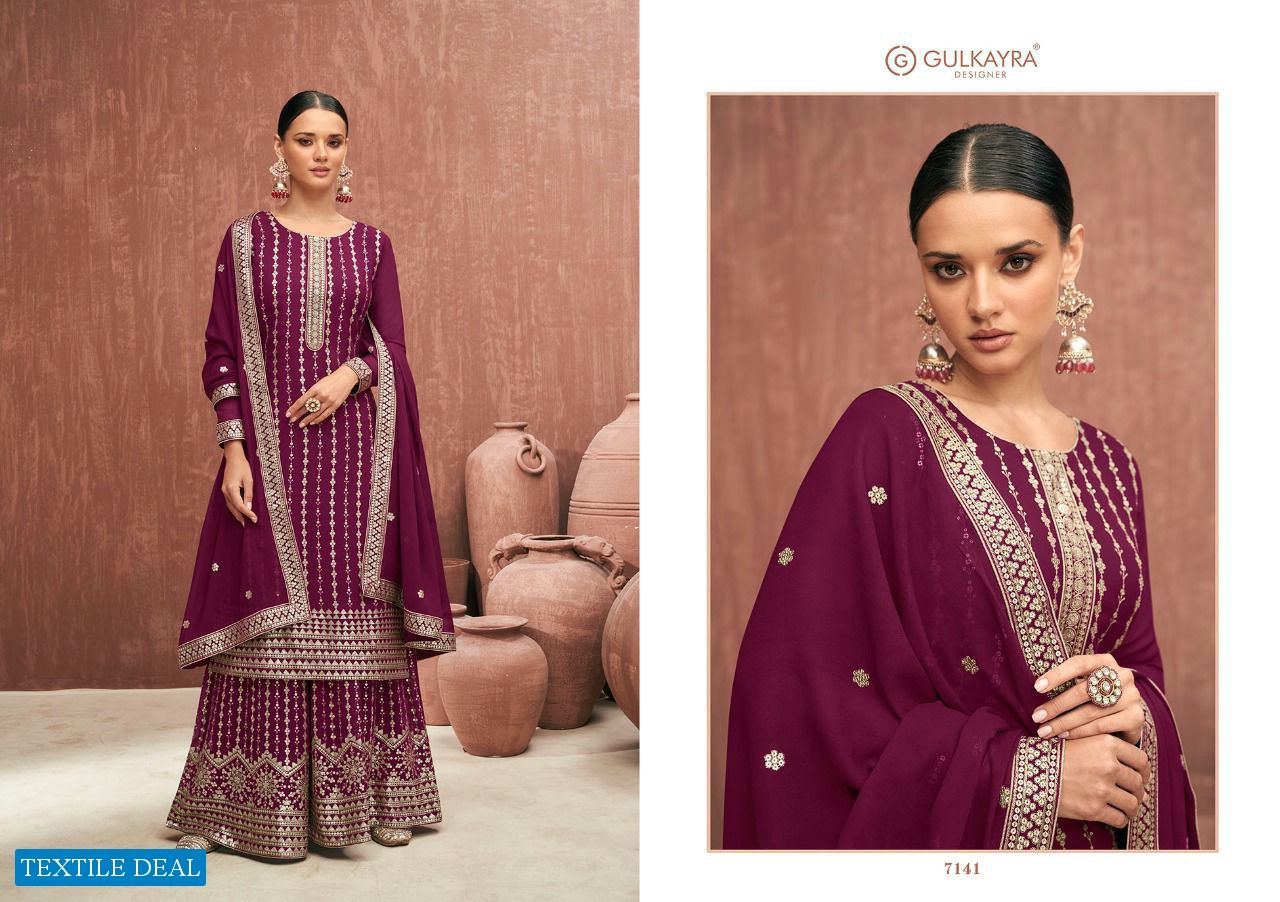 ROYAL BY GULKAYRA GEORGETTE WORK READYMADE FANCY SUITS