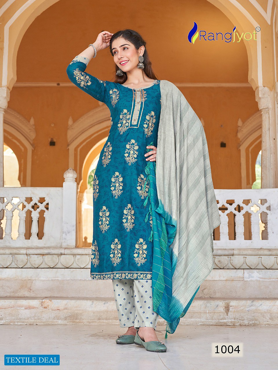 Rangjyot Rang Rasiya Vol-1 Wholesale Full Stitched 3 Piece Salwar Kameez