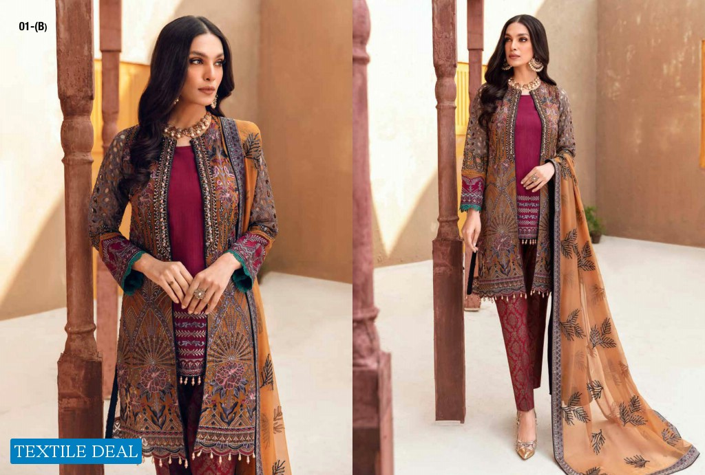 Flossie Executive Chiffon Executive Vol-4 Original Pakistani Salwar Suits