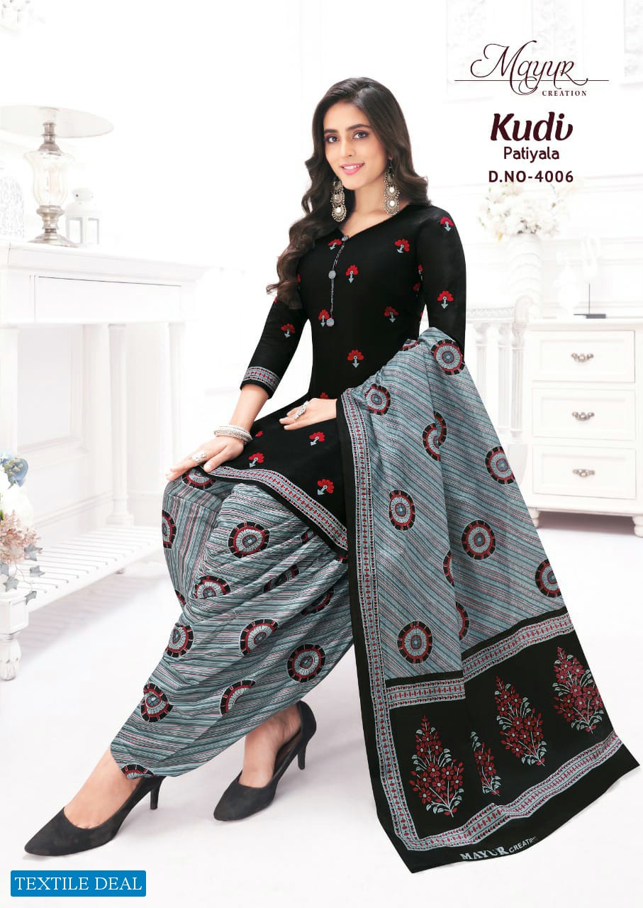 Mayur Kudi Patiyala Vol-4 Wholesale Pure Cotton Printed Dress Material